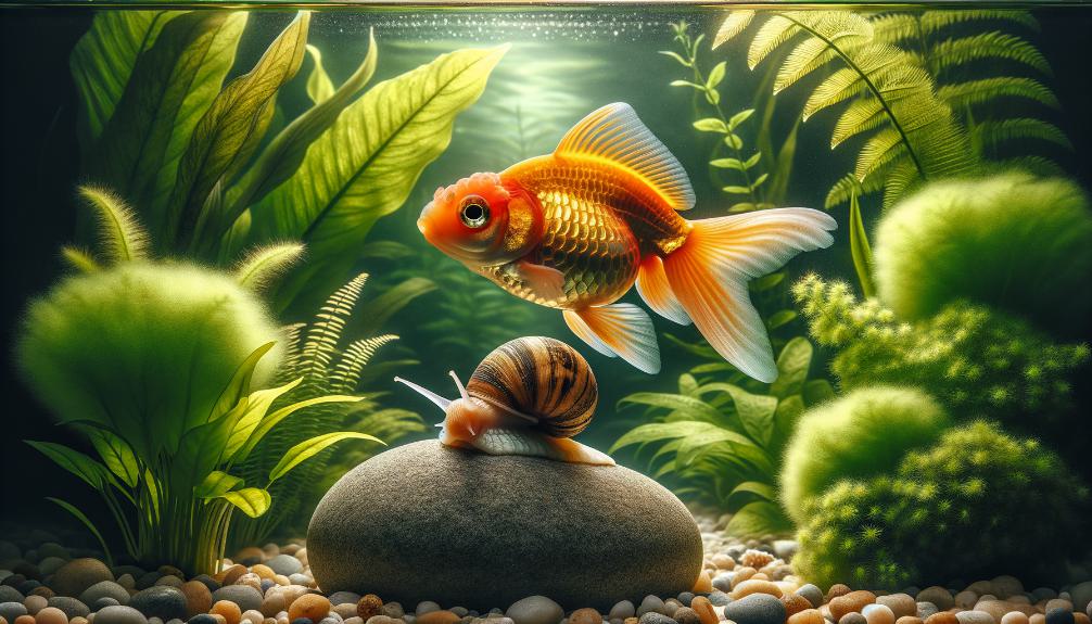 compatibility of snails and goldfish